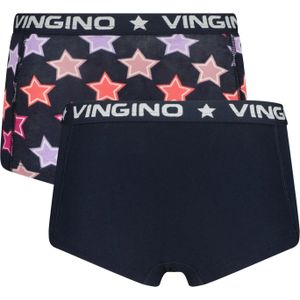 Vingino Meiden ondergoed 2-pack boxers star midnight