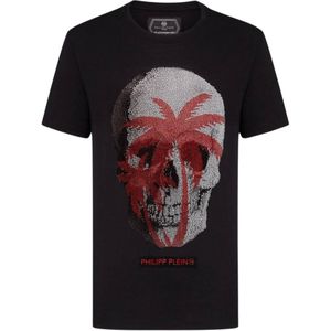 Philipp Plein - Groot Schedelmotief - T-shirt - Zwart