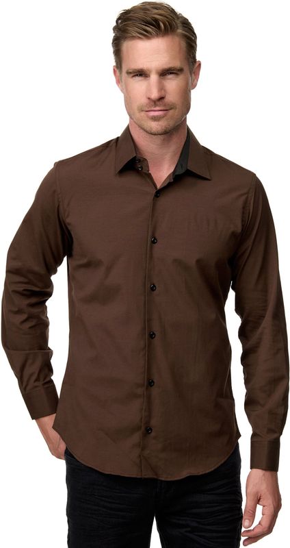 Zakelijk overhemd Slim Fit Premium Katoen-Stretch