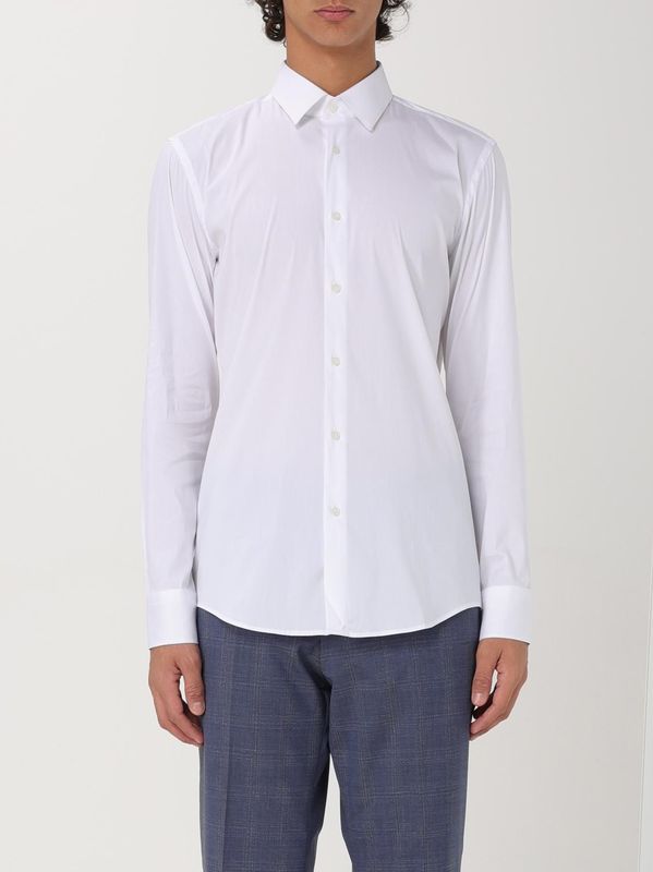 Hugo - Overhemd - Wit - 100% Katoen - Heren