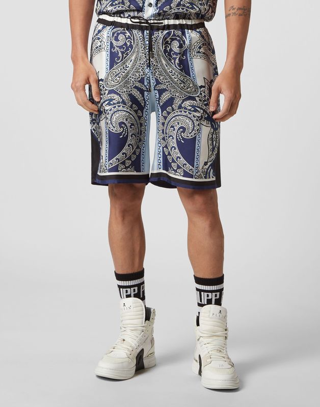 Philipp Plein - Korte Broeken - Beige - Denim - Bermuda