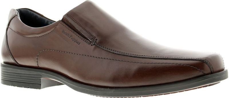 Hush Puppies - Brody - Slip-on Schoen - Bruin - Leren Heren