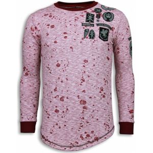 Local Fanatic Longfit embroidery sweater patches