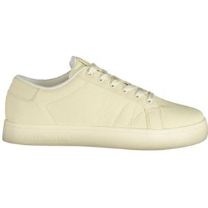 Calvin Klein - Herensneakers - Beige - Ademend Bovenwerk - Vetersluiting