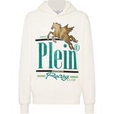 Philipp Plein - Hooded Sweatshirt Racing - Zwart - Katoenmix