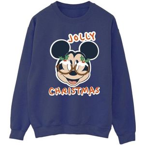 Li-cense Disney heren mickey mouse jolly kerstbril sweatshirt