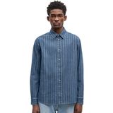 Samsoe & Samsoe - M25400017 - Overhemd - Blauw - Lange Mouw