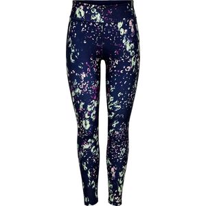 ONLY PLAY Sportlegging ONPMILA Donkerblauw/Lichtgroen/Roze