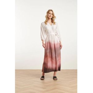 Smashed Lemon - 25021 - Maxi Jurk - Mauve Ombre Print