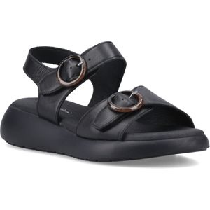 Hush Puppies - Alison - Leren Sandalen - Zwart