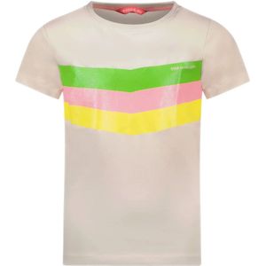 Tygo & Vito Meisjes t-shirt niqe licht steen