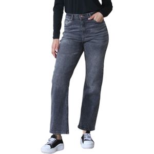 MYT - Wide Leg High Waisted Jeans - Zwart