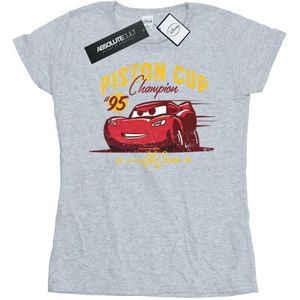 Li-cense Disney dames cars piston cup kampioen katoenen t-shirt