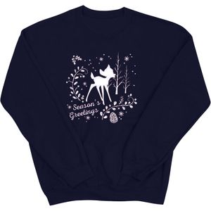 Li-cense Disney heren bambi kerst groeten sweatshirt