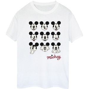 Li-cense Disney dames mickey mouse many faces katoenen vriendje t-shirt