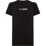 Plein Sport - T-Shirt - Zwart - Ronde Hals - Polyester