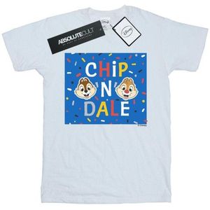 Li-cense Disney heren knabbel en babbel blauw frame t-shirt