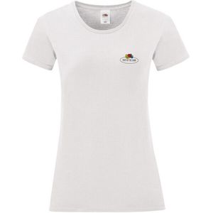 Fruit of the Loom - Vintage Logo T-shirt - Dames - 100% Katoen