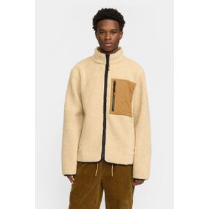 Revolution Pocket teddy jacket beige