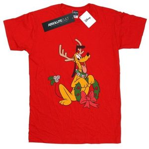 Li-cense Disney dames pluto kerst rendier katoenen vriendje t-shirt