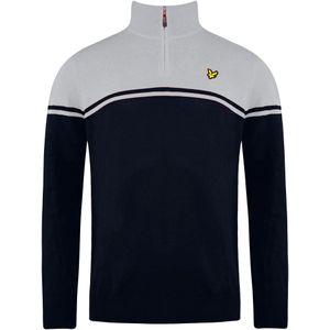 Lyle & Scott - Croft - Sweater - Navy/Grijs - Heren