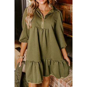 Kwart Rits Laagjes Jurk