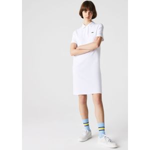 Lacoste - Trompetmouw Piqué - Damespolo - Wit