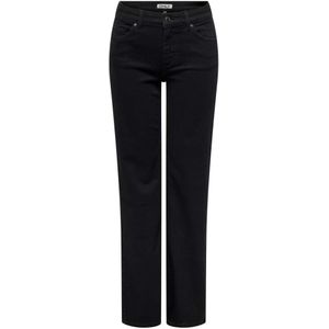 Only Onlblush mid straight dnm rea2343 noos black denim