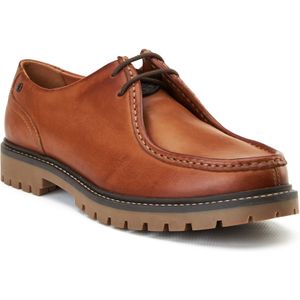Base London - Carbon - Leren Mocassins - Tan