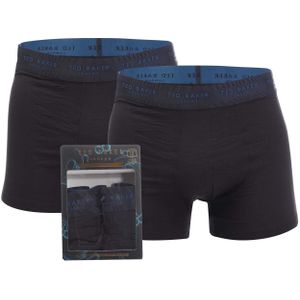 Ted Baker - Modal Trunks - Zwart - 2 Pak - Boxershorts