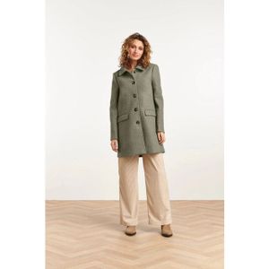 Smashed Lemon - 23635 - Damesjas - Army Green - Aansluitend