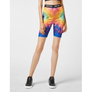 Philipp Plein - Korte Broeken - Zwart - Tie Dye - Polyester