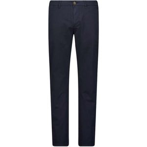 No Excess Broek met stretch garment dyed shadow blue