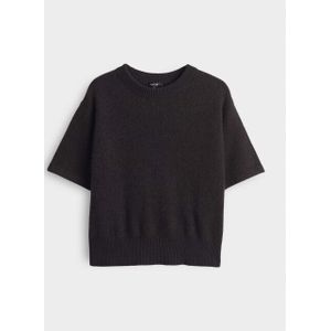 Opus - Pullovers - Donkerbruin - Korte Mouwen