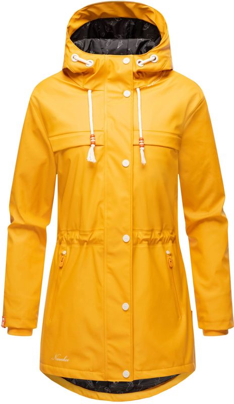 NAVAHOO Tussenmantel 'Rainy Forest'  geel / oranje / wit
