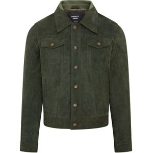 Heren - Geitensuède - Trucker Casual Overhemd-Jeansjack - Yangon