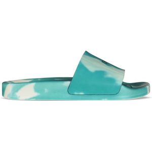 Teenslippers - Gebroken Wit - Tie-Dye - Groen