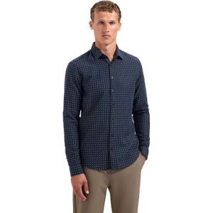 Hemd - Geweven in Jacquardpatroon