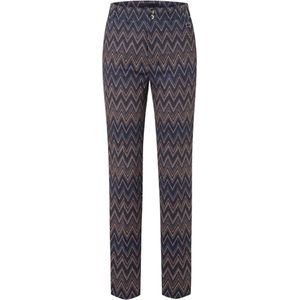 MAC Cora 191g stretch pants blue zigzag