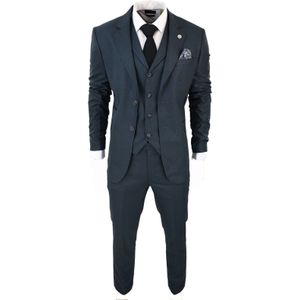 3-delig Pak - Olijfgroen - Prince of Wales-ruit - Heren