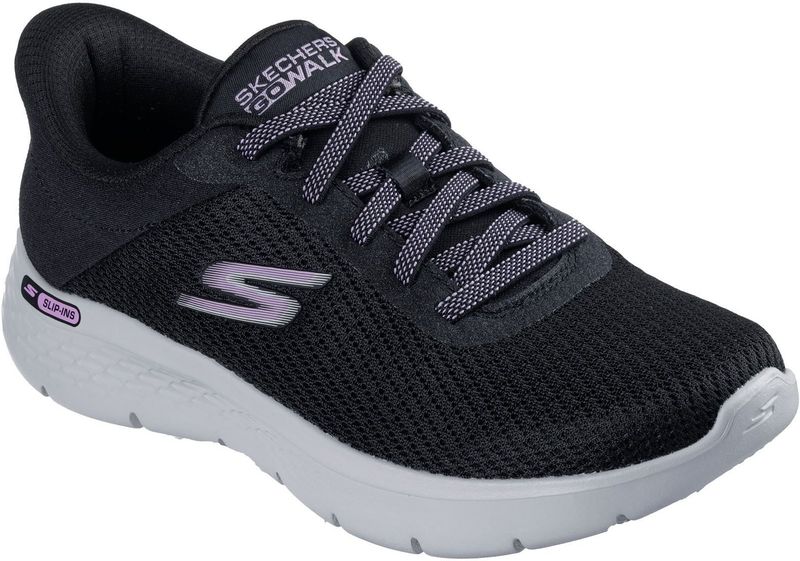 SKECHERS - GO WALK FLEX - Sportschoen - Lavendel/Zwart