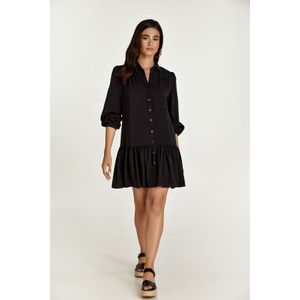 Tencel Jurk - Zwart - Cocktailjurken