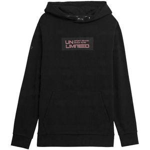 4F - Herenlogo Hoodie - Katoen - Met Lange Mouwen - Kangoeroezak