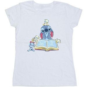 Li-cense Disney dames lilo & stitch lezen boek katoenen t-shirt