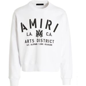 Amiri - Stencillogo - Sweatshirt - Wit - 100% Katoen