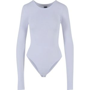 Urban Classics Dames stretch jersey body met lange mouwen