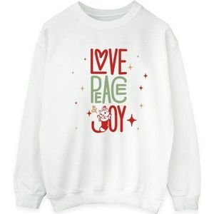 Li-cense Disney heren the aristocats marie love peace joy sweatshirt