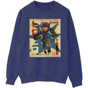 Li-cense Disney heren big hero 6 baymax hiro krant sweatshirt