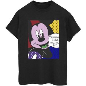 Li-cense Disney dames mickey mouse oh minnie pop art katoenen vriendje t-shirt