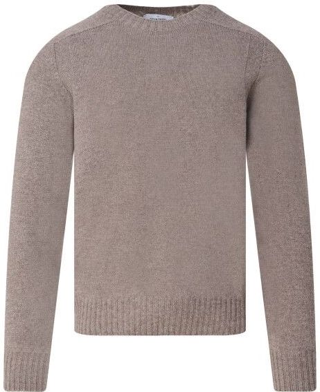 Gran SaKorte mouwo Trui ronde haLange mouw Beige